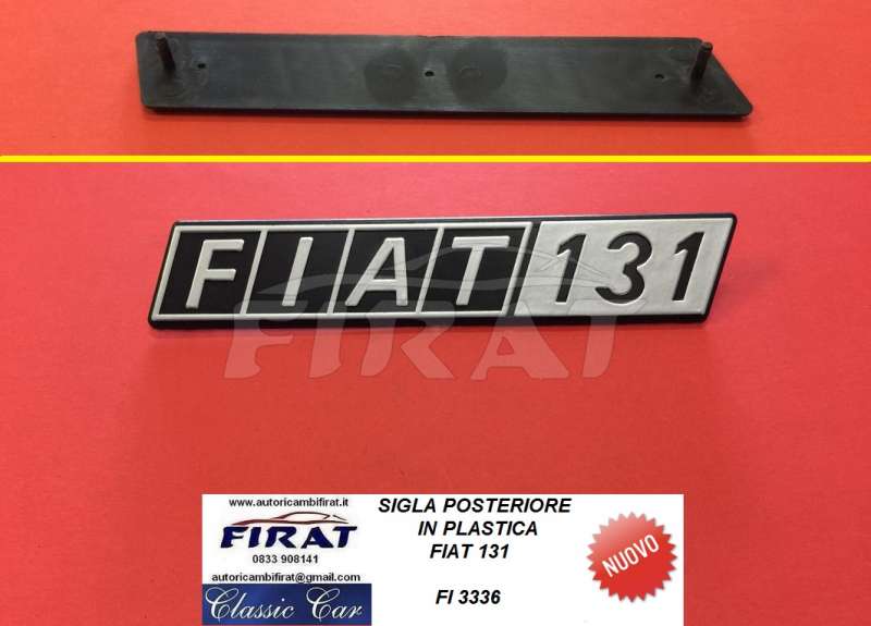 SIGLA FIAT 131 POST. (3336)